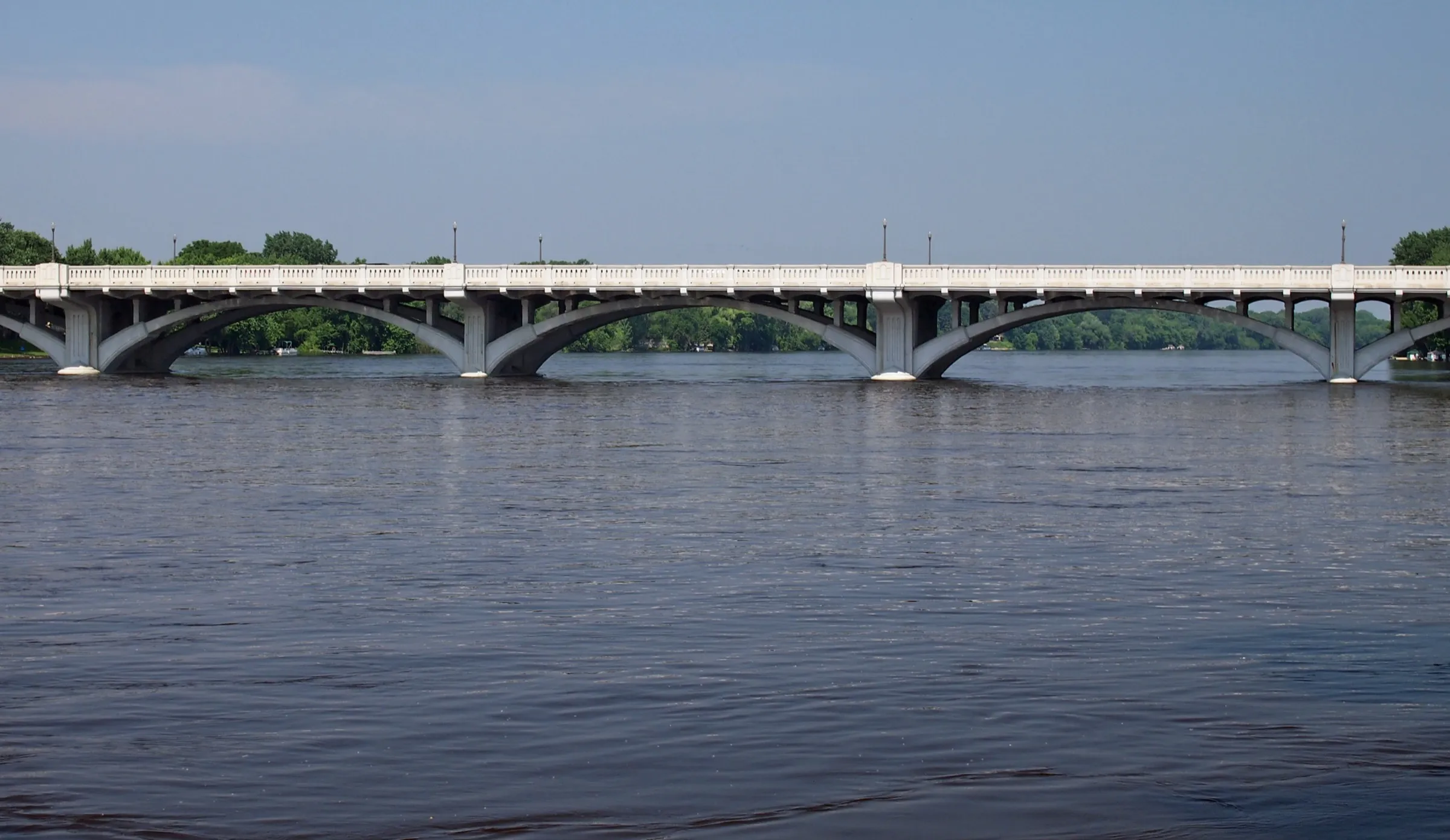 The Anoka–Champlin bridge over the Mississippi River