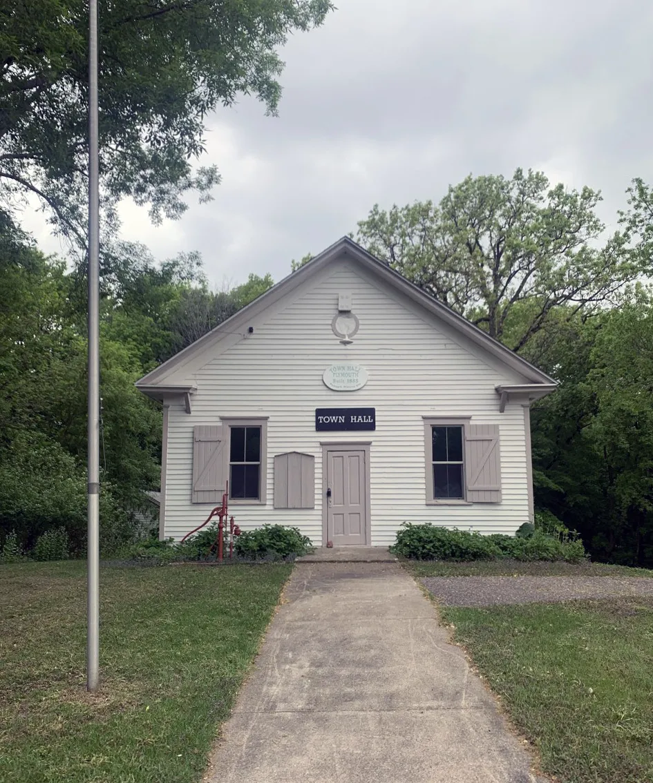 The historic Plymouth Town Hall